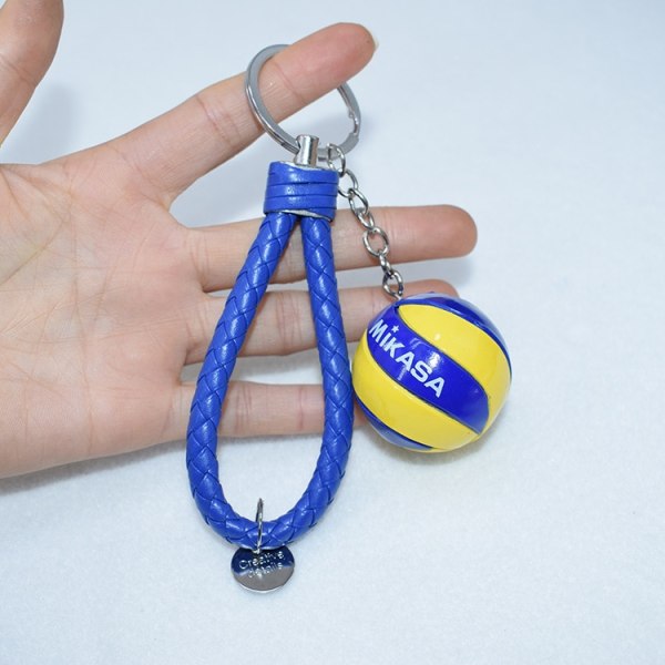 Volleyball fodbold nøglering Sport nøglering dekoration taske spiller gave nøglering 34