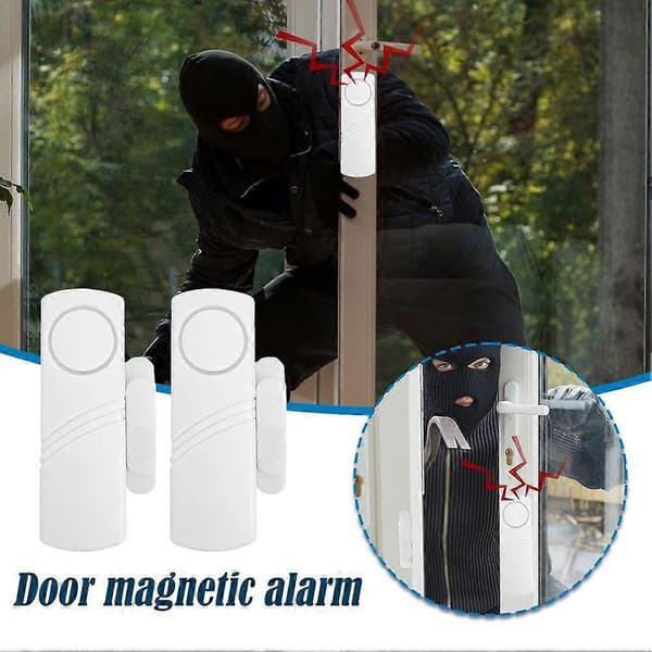 Wireless Door Window Alarm - 120dB Anti-Theft Sensor for Home