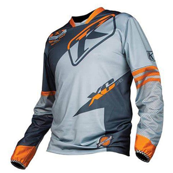 Kesäinen FOX maastopyöräily off-road ajopuku MTB pitkä T-paita gray L