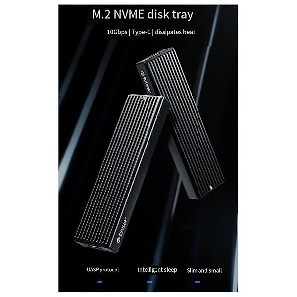 M.2 SSD NVMe-hölje USB3.1 Gen2 Typ C 10 Gbps SSD-hölje Mobil hårddiskhölje