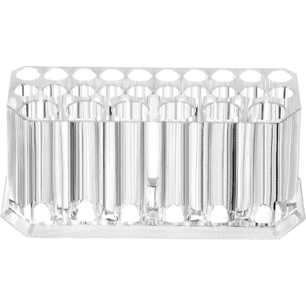 Transparent akryl eyeliner og lipliner opbevaringsboks - Organiser din makeup med 26 rum