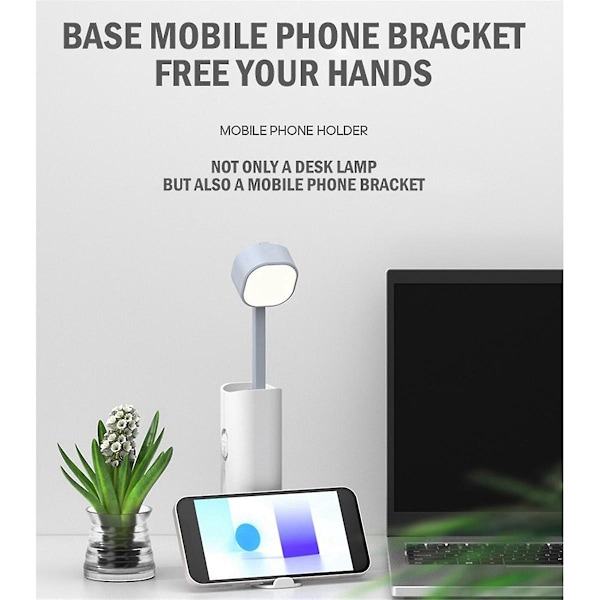 Ladattava lukuvalaisin Taskulamppu Aarre Monitoiminen 800mah Led Korkea Näyttö Silmienhoito D