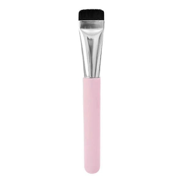 Flat Foundation Brush 11.7cm Ultra-Thin Liquid Makeup Applicator Rosa