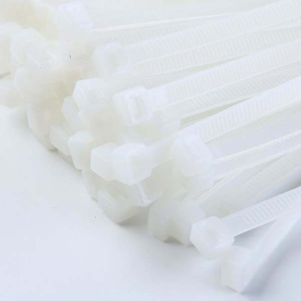 Kabelbindere UV-bestandige Nylon Resistente Wrap Lynlåsbånd Pakke Sort 101 Stk. Q