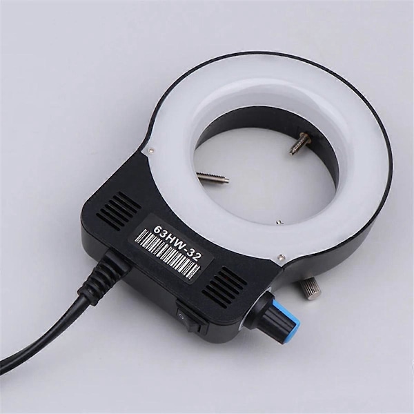 Mikroskop Ringljus Illuminator Lampa för Mikroskop Cirkelljus Industriellt Mikroskop Kamera EU-