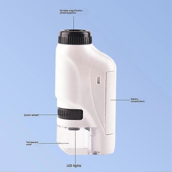 Optical Microscope, 2024 Best Pocket Microscope for Kids Rosa