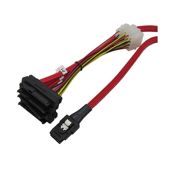 Mini SAS36P SFF 8087 - SAS29P SFF-8482 Kaapeli Tiedonsiirtokaapeli MINI Datakaapeli 1M