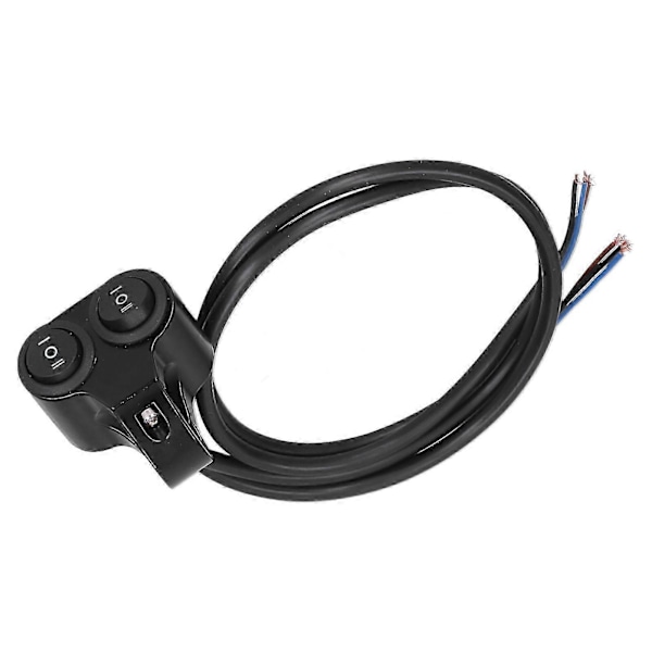 Motorsykkel Lysbryter Styremontering På/Av-knapp 2 i 1 Universal for 12V ATV UTV