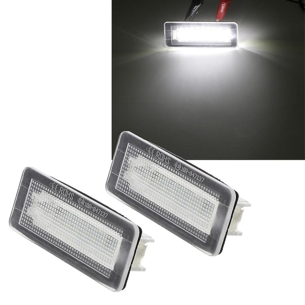 2x 18 Smd Led Rekisterikilven valo lamppu Virheettömät Benz Smart Fortwo Coupe Cabriolet 450 451 W450 W453