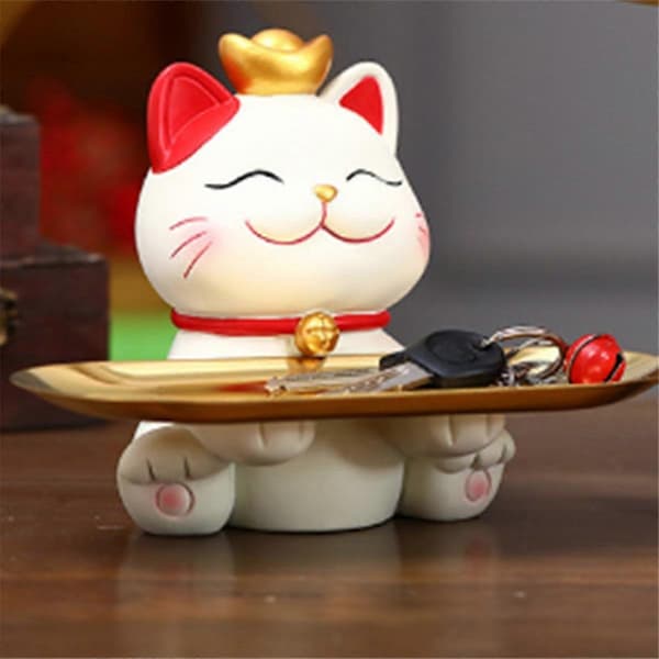 Lucky Cats Statue Ornament Diversebeholder B