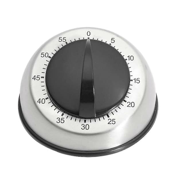 Lång Ringklocka Högljudd 60-Minuters Kök Matlagning Uppdragbar Timer Mekanisk