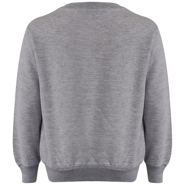 Unisex almindelig træningsdragt sweatshirt sæt til børn Grey 9-10 Years