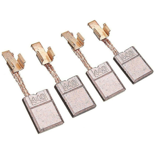 4 stk. kulbørster til Dtd146 Dhp456 Dhp458 Bhp456 Bdf446 Bhp454 Cb440 ledningsfri elektrisk hammer Dr x