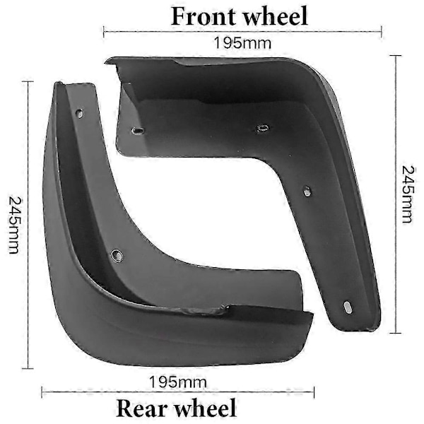 Stænklapper til Chevrolet Epica 2006-2011 Stænkskærme Klap Mudguards Fender Forreste Bageste Hjul Biltilbehør