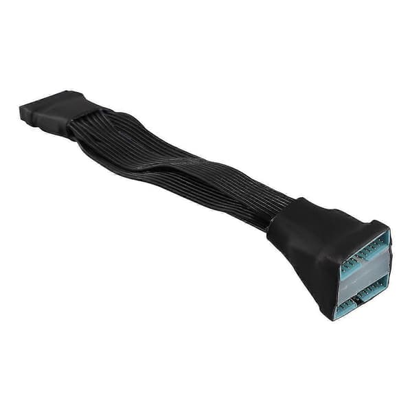 Moderkort USB 3.0 Header Splitter Förlängningskabel USB 3.0 19pin 20pin 1 Till 2 Intern Förlängnings Header Adapter Kabel