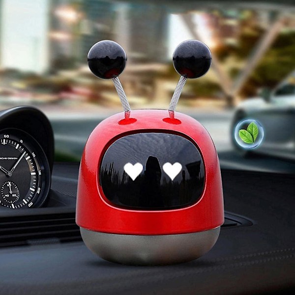 Bilinstrumentbräda Diffuser (röd, Grapefruktsmak), Robot Luftdiffuser Ornament Bil Interiör Dekoration Tillbehör För Bord Sovrum Vardagsrum Kontor