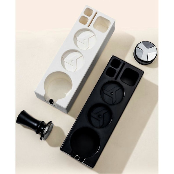 51-58mm ABS Kaffefilter Tamper Holder Kaffe Knock Box Espresso Tamper Måtte Stand Cafe Værktøj Kaffe