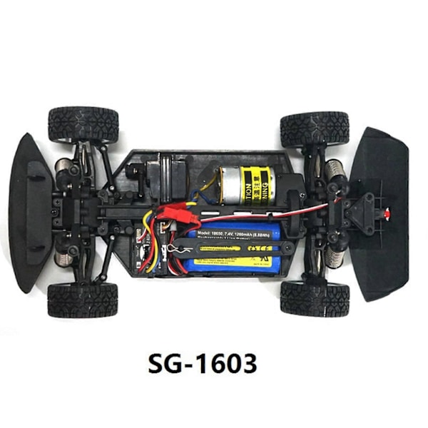 8 stk. Øvre og nedre arm foran til SG 1603 SG 1604 SG1603 SG1604 1/16 RC Bil Reservedeler Tilbehør
