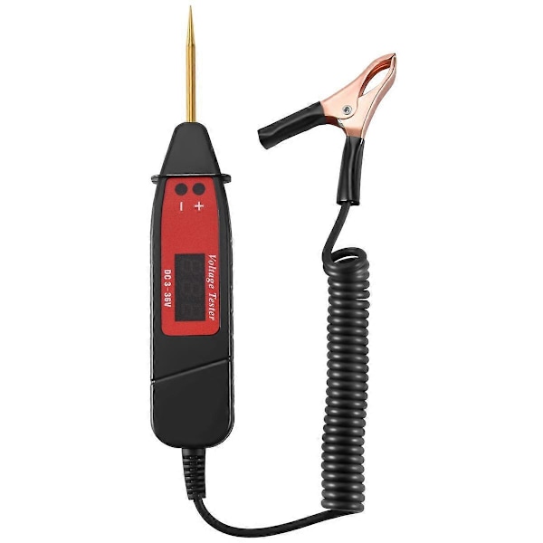 Universal 5-36V Bil Digital LCD Spændingstest Pen Professionel Bil Tester Blyant Detektor Med LED L