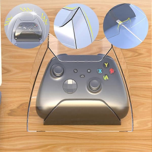 Game Handle Stand Controller Mount Support for Switch Pro/PS5/Xbox Series Svart