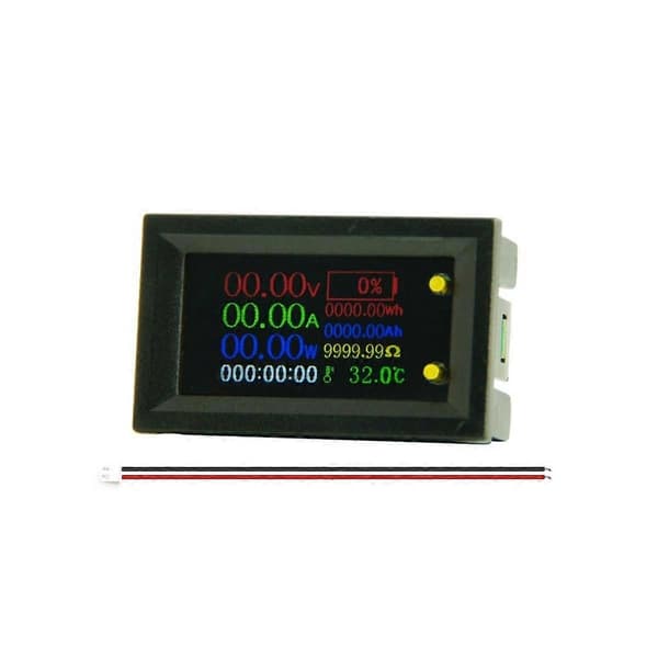 20A Voltmeter Amperemeter 9I1 Multifunktionstester IPS LCD Spænding Strøm Batteri Elektricitet Test Mig