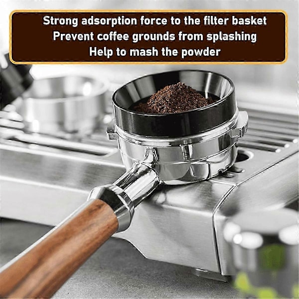 58mm WDT Verktyg Puck Screen Espresso Doseringstratt Rostfria Nålar Kaffeomrörare Distributionsverktyg