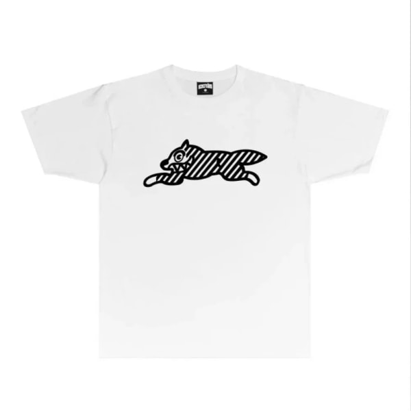 Uusi Classic Flying Dog Printed T-paita miehille ja naisille Kawaii Clothes Harajuku Y2k Top Oversize Shirt Street Casual Clothing Dark Grey M