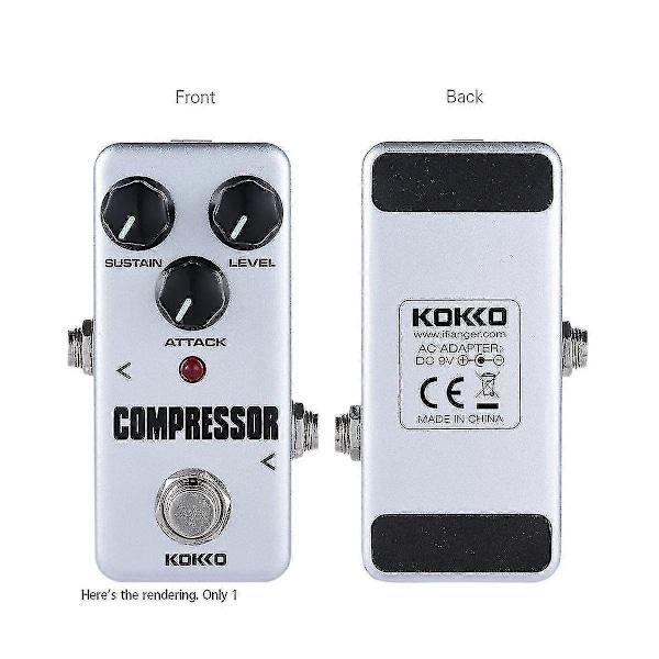 Gitarr Effektpedal Kompressor Helt Analog Krets Gitarrkompressorpedal För Gitarrtillbehör