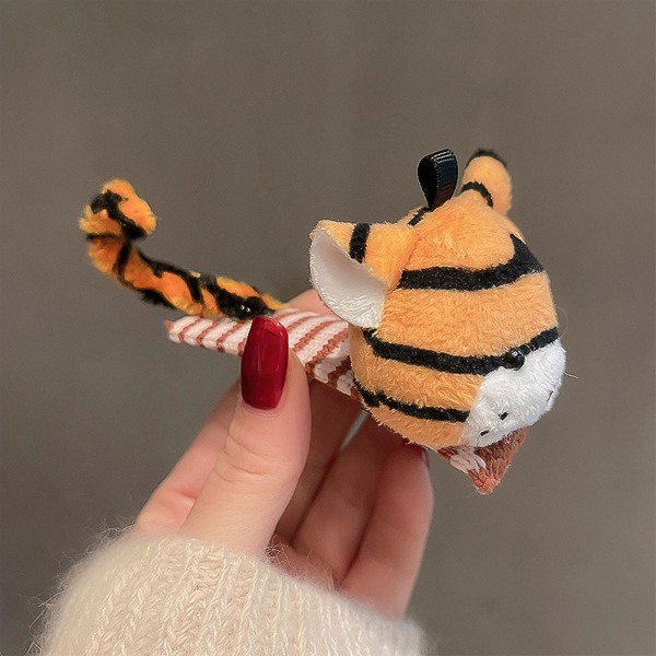 Djur Tiger Shape Hårklämma Huvudbonader Anime Cosplay Halloween kostym rekvisita