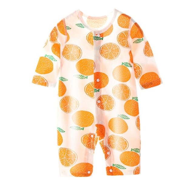 Söt Toddler Baby Sommar Kläder Bekväma Flickor Pojkar Hem Pyjamas Ytterkläder Gold 73cm