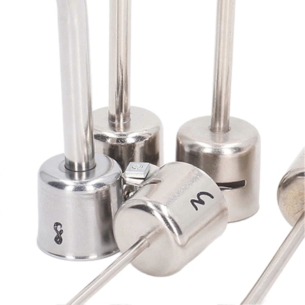 5 stk. Varmluftpistol Dyse Aluminium Legering Buet Varmluftdyse Spids Loddestation Tilbehør til 850
