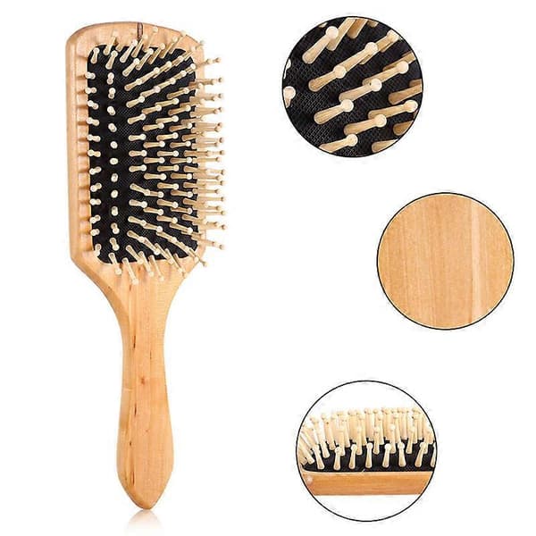 Massagekam - Schima Superba Trä Hårbottenmassager för Hår & Avkoppling