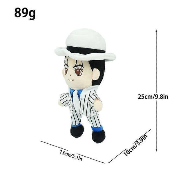 Michael Jackson Plysj 23cm white