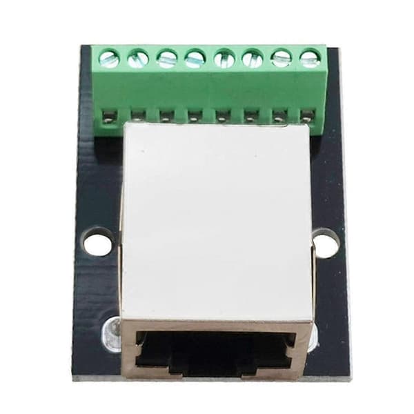 4 stk. RJ45 Ethernet hun-stikforbindelse Breakout Board, 2,54 mm stikforbindelse Skærmet netværk A