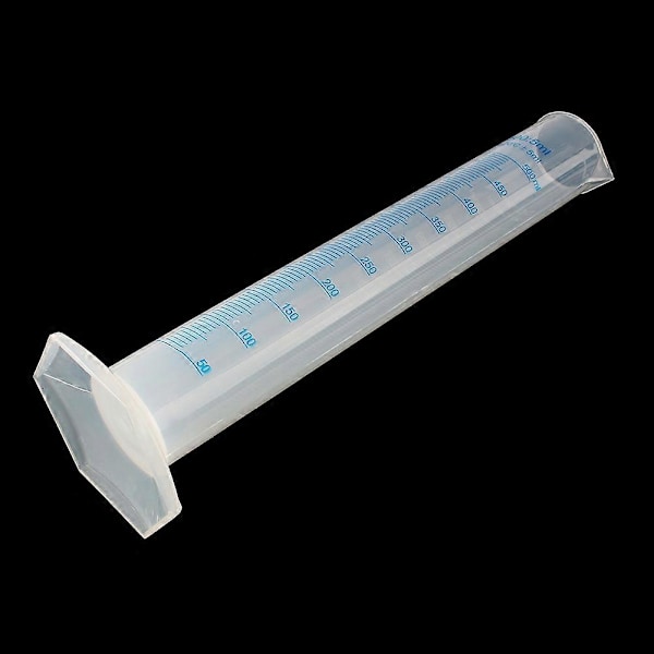 500ml Mätcylinder Plast Graderad Laboratorieprovning Vätskerör Het