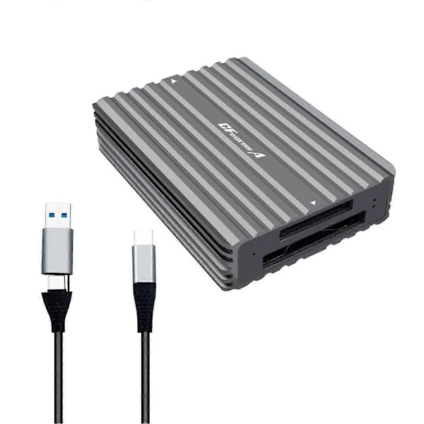 2 i 1 Cfexpress A&B Dubbelsidig Kortläsare Cfexpress Kortadapter USB3.2 10gbps Lämplig för Com