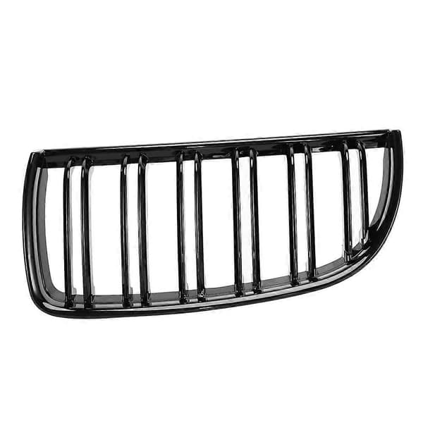 2X Dobbelt Lamel Sports Nyre Grill Sort til E90 E91 2005-2008