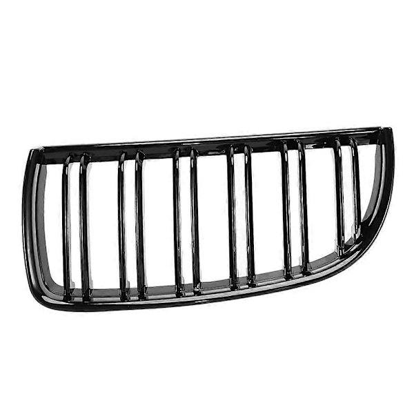 2X Dubbel Lamell Sport Njure Grill Svart för E90 E91 2005-2008