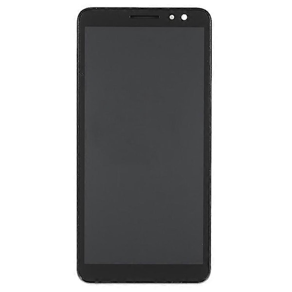 Kompatibel med Alcatel 1B (2020) 5002 Grad B LCD-skärm och digitizer-enhet + Ramdel (utan logotyp)