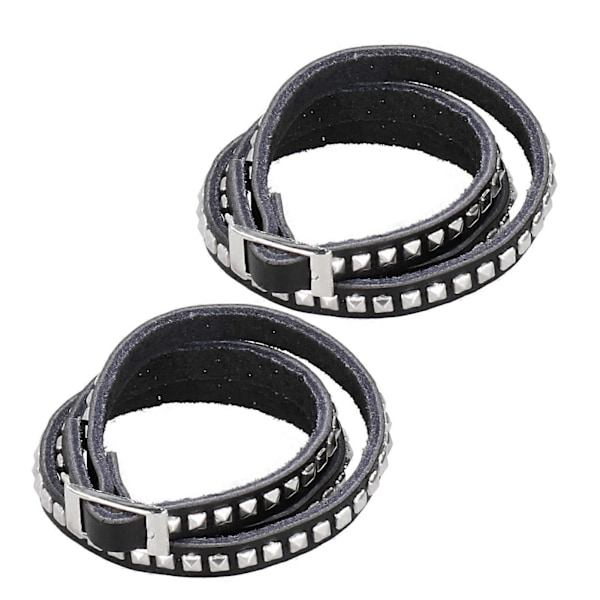 2st Justerbart Nitar Armband Multilager Stilfullt Handledslind Dekoration för Fester Dejter