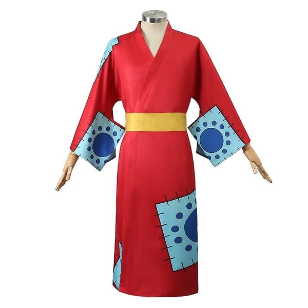 Anime One Piece Cos Stråhatt Pojke Luffy Zoro Trafalgar Ronami Cosplay Kostym Kimono Set Jul Halloween Comic Con Dräkt S