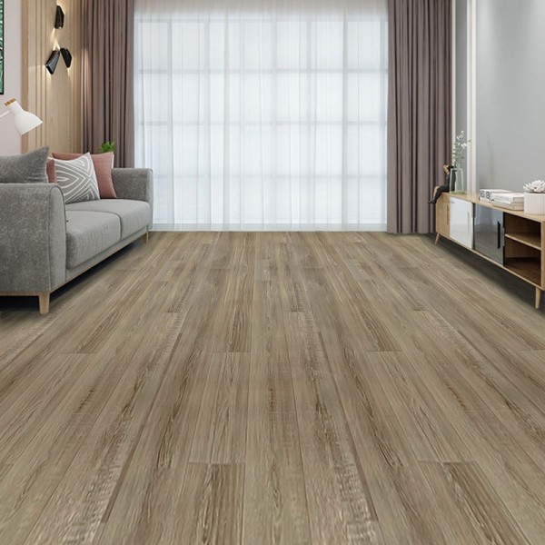 Väggdekoration med trästruktur, självhäftande rulle, vattentäta golvdekaler, modern tapet Wood grain color B 50x100cm