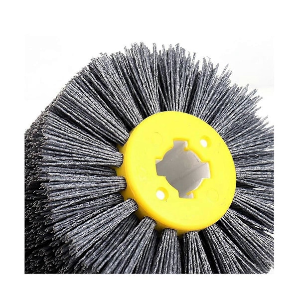 Slibende Nylon Tegnehjul Poleringsbørste 120mm x 100mm til Fladt og Ujævnt Træ
