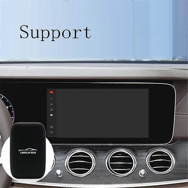 Android TV CarPlay AI Box langaton Carplay-sovitin sisäänrakennetulla kaupalla, tukee auton älyjärjestelmiä