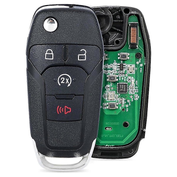 Auton avaimen kaukosäädin 4 painiketta Smart Key 902MHz N5F-A08TDA 49 siru F250 F450 F550