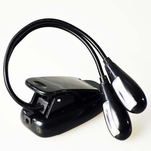 LED clip-on leselys, USB, leselampe i sengen
