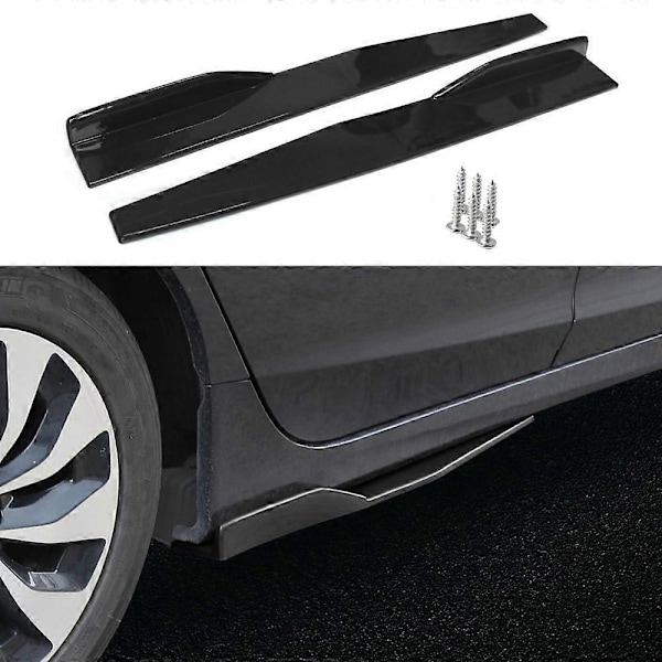 74,5 cm Universal Sideskørter Bagklap Spoiler Splitter Vinger Forbøjninger til Biler