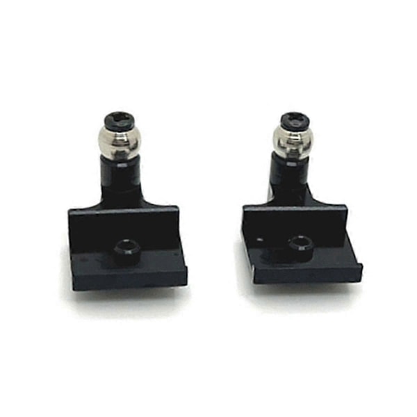 RC Bil Uppgradering Främre Bakre Fjädring Fästen Kit för 1/16 C64 RC Bil Uppgraderingsdelar Röd
