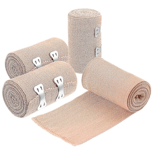 Elastiska bandage Elastisk linda Elastiska lindor Elastiska bandage Förslutning Skadebandage-FCY