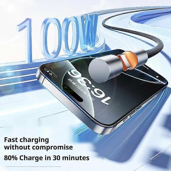 Typ C Datakabel 100W - Snabbladdningskabel för iPhone 16 1.5M